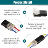 50PCS Push-in Wire Connector D1 D2 D3 Terminal Blocks, No Soldering Needed - Black -  D1 In Australia - Darrahopens