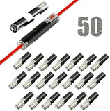 50PCS Push-in Wire Connector D1 D2 D3 Terminal Blocks, No Soldering Needed - Black - D2 In Australia - Darrahopens