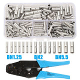 BN200pcs Tubular BN Crimp Terminals and HS-40J Crimping Pliers Set In Australia - Darrahopens