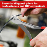 11 inch Diagonal Cutting Pliers - Chromium Vanadium Steel Heavy Duty Side Pliers, High Leverage Wire Cutter for Wires, Cables, Steel Wires and Zippers In Australia - Darrahopens