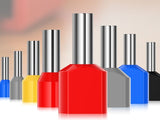 TE 1200PCS Double Wire Ferrule Terminals Kit Pre-Insulated Crimp Connector Set In Australia - Darrahopens