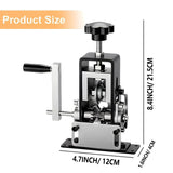 Manual Wire Stripping Machine, 0.06"-1" Wire Gauge Copper Wire Stripper, Drill Powered & Hand Crank Dual-Drive Cable Stripping Tool with Tungsten Blade, Wire Peeler for Scrap Copper Recycling
