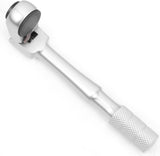 1/4" Flex Head Ratchet, Mini Ratchet Wrench with Extension Bar and Sokcet Adapter, Suits Standard 1/4" Hex Bits, Portable and Versatile Repair Tool for Tight Spaces Only Wrench