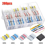 Waterproof Solder Ring Heat Shrink Middle Connector Solder Terminal Electrical - Multi - Size 280Pcs In Australia - Darrahopens
