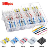 Waterproof Solder Ring Heat Shrink Middle Connector Solder Terminal Electrical - Multi - Size 500Pcs In Australia - Darrahopens