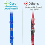 Waterproof Solder Ring Heat Shrink Middle Connector Solder Terminal Electrical - Multi - Size 800Pcs In Australia - Darrahopens