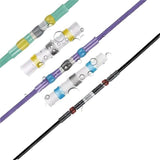 Solder Ring Wire Connectors Heat Shrink Butt Terminals Electrical Connector Kit - Multi - Size 860Pcs