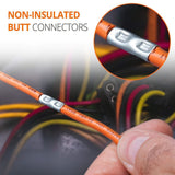 200PCS BN Copper Intermediate Connecting Terminals Cold-Pressed Terminals Copper Tubes