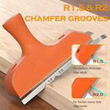 Edge Banding Trimmer, with Sharp Stainless Steel Blades and Ergonomic Grip, 3-in-1 Edge Trimming Tools, Suitable for Straight, Curved, and Chamfered Veneers, PVC