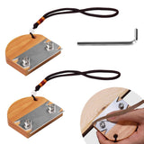 2 Pack Edge Banding Trimmers for woodworking,Stainless Steel Blades | Edge Corner Planer with Hanging Strap,Edge Banding Cutter,Hand Planer Edge Bander for PVC ABS Wood Veneer In Australia - Darrahopens