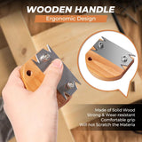 2 Pack Edge Banding Trimmers for woodworking,Stainless Steel Blades | Edge Corner Planer with Hanging Strap,Edge Banding Cutter,Hand Planer Edge Bander for PVC ABS Wood Veneer