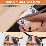 2 Pack Edge Banding Trimmers for woodworking,Stainless Steel Blades | Edge Corner Planer with Hanging Strap,Edge Banding Cutter,Hand Planer Edge Bander for PVC ABS Wood Veneer