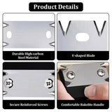 Edge Banding Trimmer,Blade Veneer Edge Trimmer with 1 Replacement Blade for Woodworking,Hand Planer Edge Bander for Burrs,Edge Corner Planer,Wood Chamfering Fillet Scraper In Australia - Darrahopens