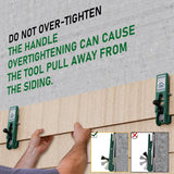 Siding Installation Tools, Siding Mounting Kit for Use with 5/16-Inch Fiber Cement Sidings, Lap Tools Gauge with Adjustable Reveals, Polycarbonate Body, 2 Pack