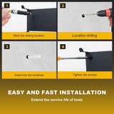 Angle Grinder Holder, Carbon Steel Angle Grinder Stand, Tool Holder Wall Mount, Efficient Angle Grinder Bracket, Versatile Angle Grinder Rack for Angle Grinder Tools Flap Cutting Discs In Australia - Darrahopens