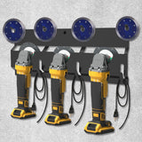 Angle Grinder Holder, Carbon Steel Angle Grinder Stand, Tool Holder Wall Mount, Efficient Angle Grinder Bracket, Versatile Angle Grinder Rack for Angle Grinder Tools Flap Cutting Discs