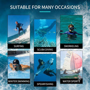 3MM Men's Full Wetsuit – 4-Way Stretch, UPF 50+, Thermal & Scratch Resistant for Diving & Surfing - Black - Size XXL