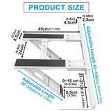 Universal Window Air Conditioner Support Bracket, No Drilling Heavy-Duty AC Window Bracket Supports Up to 200lbs for 5,000-24,000 BTU AC Units, Fits Single or Double Hung Windows In Australia - Darrahopens