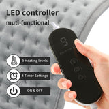 Heated Pad Zero-Gravity Pad Temperature Control Timer Winter Warmth Suitable for both humans and pets - Gray - Size 30cm*60cm