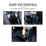 2Pack Foldable Waterproof Car Trash Can, Small | leakproof liner, hanging storage-bag design, fits most cars, SUVs, and trucks, car interior accessories - Black - Size 2Pack