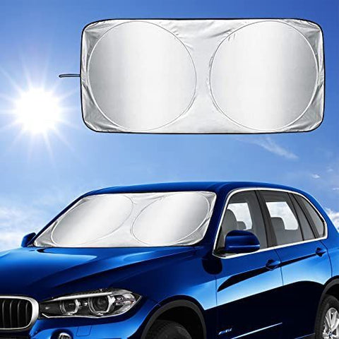 150x85cm Car Windscreen Sun Shade Front Windshield Sunshade Foldable Cover Visor Sunshades Reflective UV Dust Protector Automotive Ray Protection Block Parasol Keep Vehicle Cool Fit Various Sizes In Australia - Darrahopens