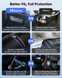 150*85cm Windshield Sun Shade Umbrella, [Vinyl Coating Heat Shield] Protect Car from Sun Rays & Heat Damage Keep Cool and Protect Interior, Spring Structure Edge, Standard Medium