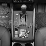Gearshift Panel Pad for Mazda CX-5 2017-2025 Silicone | Waterproof Central Control Interior Accessories One Button - Red - Size One Button