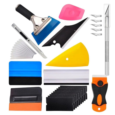 35 Pcs Wrapping Kit Wrapping Install Tools | Wraps Applicator Tool Kit Corner Squeegee Tinting for Wrapping Installation, Car Window, Stained Glass Window Film In Australia - Darrahopens