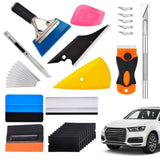 35 Pcs Wrapping Kit Wrapping Install Tools | Wraps Applicator Tool Kit Corner Squeegee Tinting for Wrapping Installation, Car Window, Stained Glass Window Film
