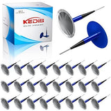 Tire Plugs, 3/8" X 2 3/8", 24 Pcs Mushroom Head Design, Tire Puncture Plug Patch Repair, Quick Seal, Easy Install Without Removal, Emergency Roadside