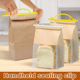 12Pcs Handheld Bag Clips For Food Storage, Reusable Chip Bag Clips With Handle, Grip Sticks Bag Sealers, Strong Load Bearing Sealing Clips For Snack Cereal In Australia - Darrahopens