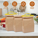 12Pcs Handheld Bag Clips For Food Storage, Reusable Chip Bag Clips With Handle, Grip Sticks Bag Sealers, Strong Load Bearing Sealing Clips For Snack Cereal