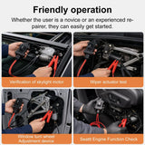 Universal Car Motor Diagnostic Tool, OBD2 Scanner & Battery Tester, Check Engine Light Code Reader, EPB Emergency Release Brake Bleeding Tool for Cars & Motorcycles