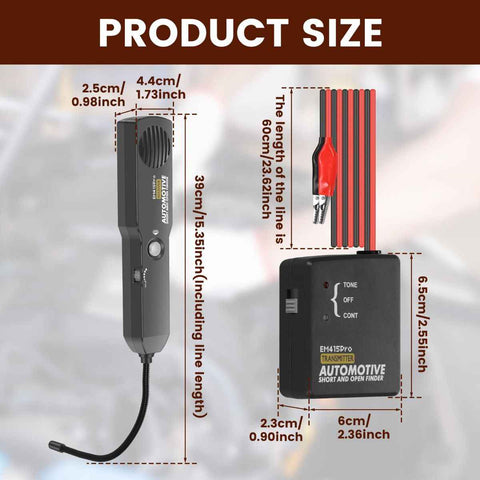 Electrical Short Open Finder for Em415pro, Professional Wire Break Finder, Automotive Circuit Tester, Cable Fault Locator, DC 6-42V Adjustable Circuit Breaker Finder Tool for Cars Trucks In Australia - Darrahopens