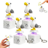 4 Pcs Button Keychain, Rechargeable Clicker with Real Sound LED Light Activates with Each Press, Funny Interactive Stress Relief Toy for Desk, Travel, Display, Collection, or Gifting In Australia - Darrahopens