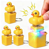 4 Pcs Duck Bound Button Keychain Anxiety Stress Relief Finger Clicker Portable LED Lights Fun Keychain Animal Button Fidget for Office Pranks Anxiety Relief Gift Sensory Goodie Bag Stuffers In Australia - Darrahopens