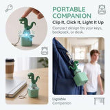4 Pcs Lizard Button Keychain with Sound, Keyboard Fidget Toy Light Up Keyboard Fidget Light Up Clicker Keychain, Sound Keychain Stress Relief Sensory