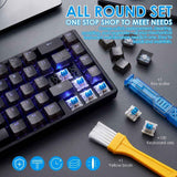 100 PCS Blue Mechanical Keyboard Switches Clickers with Upgraded 4-Claw Switch Puller & Brush, Dustproof Clicky Tactile Switches for Gaming Keyboards, 3D Prints In Australia - Darrahopens
