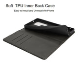 Fit for Samsung Galaxy Wallet Case with Card Holder for Women Men| Premium PU Leather, Flip Folio Purse Case, with Card Slot, Stand Holder,Magnetic Closure, TPU Shockproof Protective Case - Black - Size Samsung A08 4G