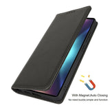 Fit for Samsung Galaxy Wallet Case with Card Holder for Women Men| Premium PU Leather, Flip Folio Purse Case, with Card Slot, Stand Holder,Magnetic Closure, TPU Shockproof Protective Case - Black - Size Samsung A08 4G