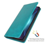 Fit for Samsung Galaxy Wallet Case with Card Holder for Women Men| Premium PU Leather, Flip Folio Purse Case, with Card Slot, Stand Holder,Magnetic Closure, TPU Shockproof Protective Case - Blue - Size Samsung A08 4G