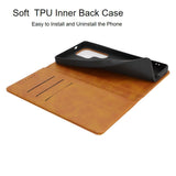 Fit for Samsung Galaxy Wallet Case with Card Holder for Women Men| Premium PU Leather, Flip Folio Purse Case, with Card Slot, Stand Holder,Magnetic Closure, TPU Shockproof Protective Case - Khaki - Size Samsung A08 4G In Australia - Darrahopens