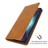 Fit for Samsung Galaxy Wallet Case with Card Holder for Women Men| Premium PU Leather, Flip Folio Purse Case, with Card Slot, Stand Holder,Magnetic Closure, TPU Shockproof Protective Case - Khaki - Size Samsung A08 4G