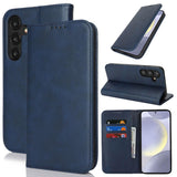 Fit for Samsung Galaxy Wallet Case with Card Holder for Women Men| Premium PU Leather, Flip Folio Purse Case, with Card Slot, Stand Holder,Magnetic Closure, TPU Shockproof Protective Case - Navy - Size Samsung A08 4G In Australia - Darrahopens