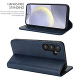 Fit for Samsung Galaxy Wallet Case with Card Holder for Women Men| Premium PU Leather, Flip Folio Purse Case, with Card Slot, Stand Holder,Magnetic Closure, TPU Shockproof Protective Case - Navy - Size Samsung A08 4G In Australia - Darrahopens