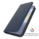 Fit for Samsung Galaxy Wallet Case with Card Holder for Women Men| Premium PU Leather, Flip Folio Purse Case, with Card Slot, Stand Holder,Magnetic Closure, TPU Shockproof Protective Case - Navy - Size Samsung A08 4G In Australia - Darrahopens
