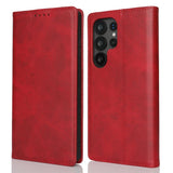 Fit for Samsung Galaxy Wallet Case with Card Holder for Women Men| Premium PU Leather, Flip Folio Purse Case, with Card Slot, Stand Holder,Magnetic Closure, TPU Shockproof Protective Case - Red - Size Samsung A08 4G
