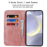 Fit for Samsung Galaxy Wallet Case with Card Holder for Women Men| Premium PU Leather, Flip Folio Purse Case, with Card Slot, Stand Holder,Magnetic Closure, TPU Shockproof Protective Case - Rose Gold - Size Samsung A08 4G In Australia - Darrahopens