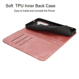 Fit for Samsung Galaxy Wallet Case with Card Holder for Women Men| Premium PU Leather, Flip Folio Purse Case, with Card Slot, Stand Holder,Magnetic Closure, TPU Shockproof Protective Case - Rose Gold - Size Samsung A08 4G