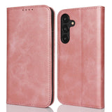 Fit for Samsung Galaxy Wallet Case with Card Holder for Women Men| Premium PU Leather, Flip Folio Purse Case, with Card Slot, Stand Holder,Magnetic Closure, TPU Shockproof Protective Case - Rose Gold - Size Samsung A08 4G
